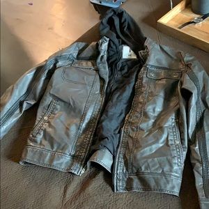 Winter Moto faux leather jacket